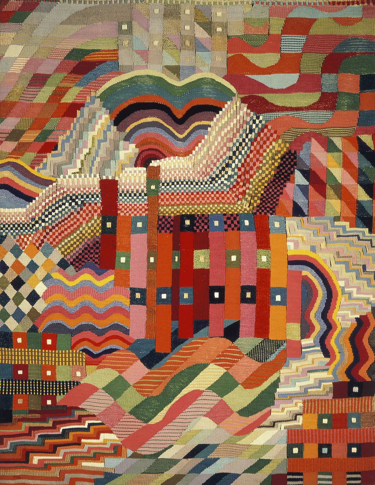 Red-Geen Slit Tapestry, Gunta Stölzl (1927/28)