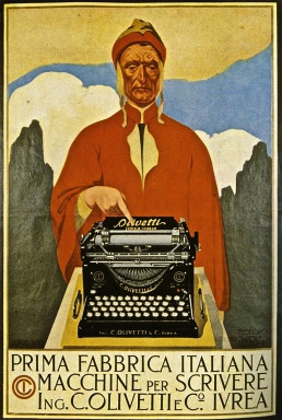 Teodoro Wolf-Ferrari 1912 Poster for M1 the first Olivetti typewriter.jpg